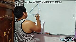 WOW! 2 Sexy Math Teachers Teach Tangent and Cotangent with Hot Action!