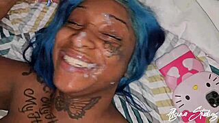 my favorite ebony whore rides big cock cowgirl in humiliating part 3