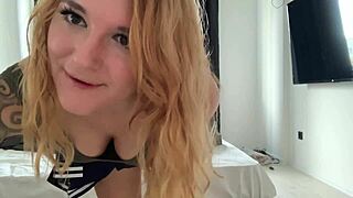 Daddy's Girl Gushes Squirting On Massive Toy Part 1