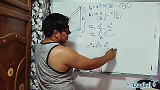 WOW! 2 Sexy Math Teachers Teach Tangent and Cotangent with Hot Action!