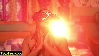 neighbor hooks up with sexy masked indian housewife bhabhi