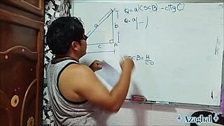 WOW! 2 Sexy Math Teachers Teach Tangent and Cotangent with Hot Action!