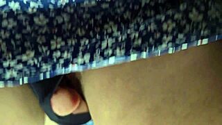 Feel that stranger's huge cock sliding in her wet panties on the crowded bus?