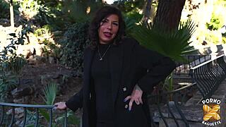 gwen the young brunette milf craves that deep anal stretch in lingerie