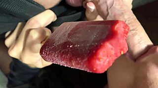 Risky public flashing sloppy deepthroat footjob rimming in elevator