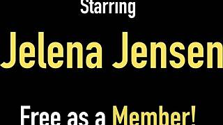 Big Boobed Jelena Jensen Caught Vibing Her Wet Pussy