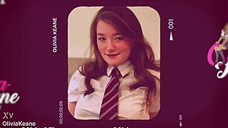 teacher and head girl pin down student for total domination in uniform play