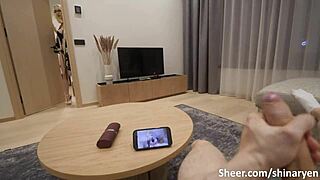 stepmom catches you jerking off let mommy help you explode