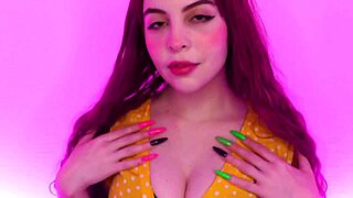 Russian Moona's big tits ASMR got you hooked?