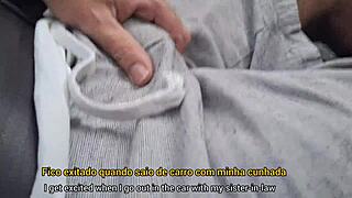 i masturbate hard then cum on my sister-in-law's panties 😈💦👙