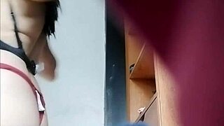 whoa spying on sexy argentinian milf stepmom's hairy pussy outdoors 😍 hidden cam gold!!