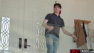 Lauren Phillips delivers perfect blowjob before hot stepmom takes huge cock for intense hardcore pounding with big tits bouncing