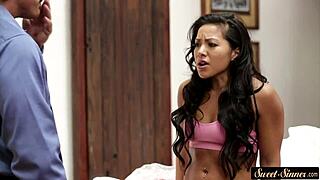 how does classy stepdaughter ride cock in every erotic pose