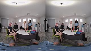 naughty america interns seduce mature bosses for office fucks