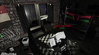 feels so intense getting fucked hard in roblox condo right after der hood game