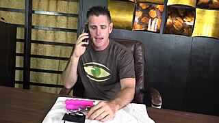 hardcore milf whore gets slam fucked in office by bwc then takes massive cumshot at work