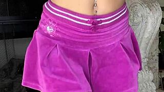 Pretty Luna Lux Teases Wet Pussy by Fireplace in Sexy Solo Play