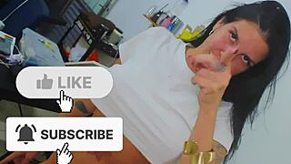 Tattoo artist inks whore's tight ass hole while fucking it raw