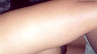 he watches as his arab sister-in-law deepthroats and rides his cock rough