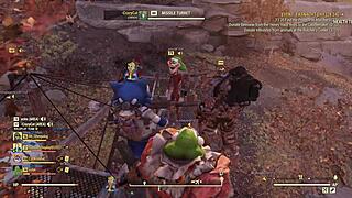 Crazycat Fucks Eight Horny Virgins Hard in Fallout 76 Game World