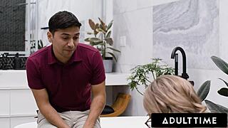 Max steps up to fill lonely stepmom cory chase's shoes with deepthroat doggystyle and cowgirl pounding in adult time reality.