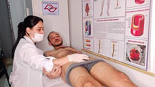 Erection In Front Of Nurse Turns Into Rough Bareback Pounding Her Tight Pussy?