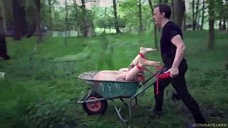 Red's Bound Ass Brutally Whipped!