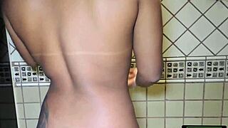 Hey 18yo brunette, shower and show those natural tits?