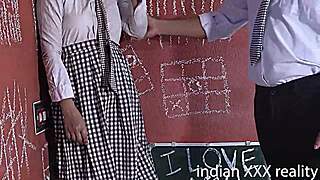 Indian college teen fucks teacher quickie!