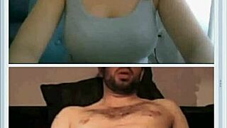 hey cutie wanna jerk that cock harder with my tits on webcam?