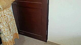 desi teen muslim girl rides cock doggystyle during coaching with hindi moans