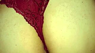 Roommate sneaks in and pumps fresh cum all over my wife's juicy ass cheeks