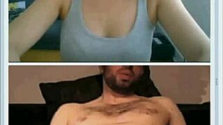 hey cutie wanna jerk that cock harder with my tits on webcam?