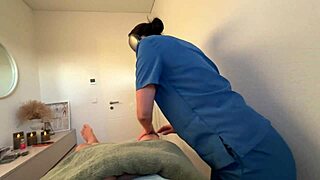 oh man that nurse massage turned into her slurping my cock and begging for cum