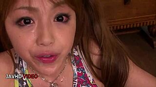 check out passionate asian anri okita's double blowjob skills then hardcore group fuck creampie 😘👅