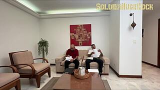 boss seduces me n fucks me office!