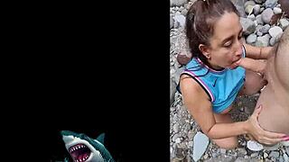 Venezuelan stepmom raw fucks riverside with horny amateur passion.