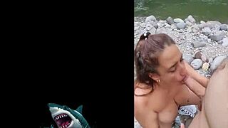 Venezuelan stepmom raw fucks riverside with horny amateur passion.