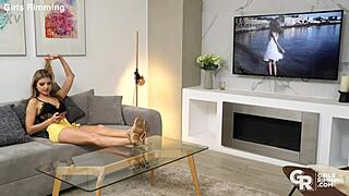 Gina gerson rims ass at halloween rimjob party