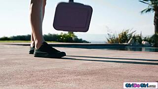 Neighbor Milf Sits on Face Licking Pussy Not Boyfriend's Tongue