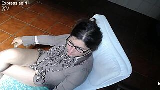 dumb student fails exam swallowing teacher's cum