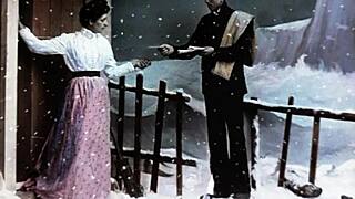 vintage erotic christmas unfolds with retro antique charm