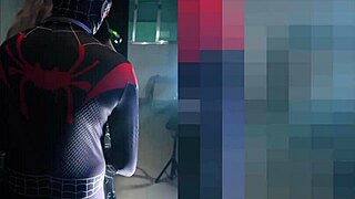 halloween party wife takes anal creampie while cuck watches up close
