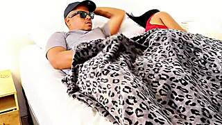 damn this athletic colombian stepmom sneaks into stepson's bed for naughty bbc pussy pounding!