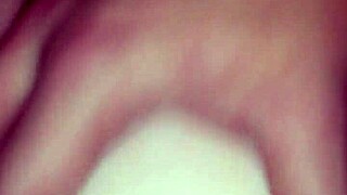 Young blonde girlfriend bends over ass for rough doggystyle quickie POV