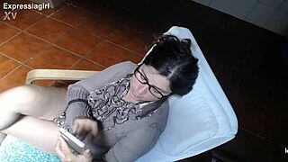 dumb student fails exam swallowing teacher's cum