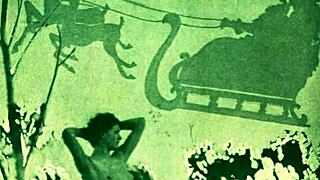 vintage erotic christmas unfolds with retro antique charm