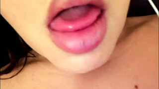 her plump dick sucking lips beg for cock on webcam