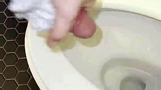 roommate's thongs make my cock rock hard i jerk then fuck her!