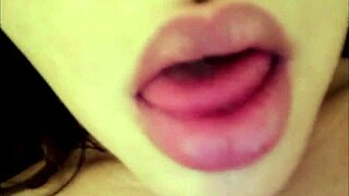 her plump dick sucking lips beg for cock on webcam
